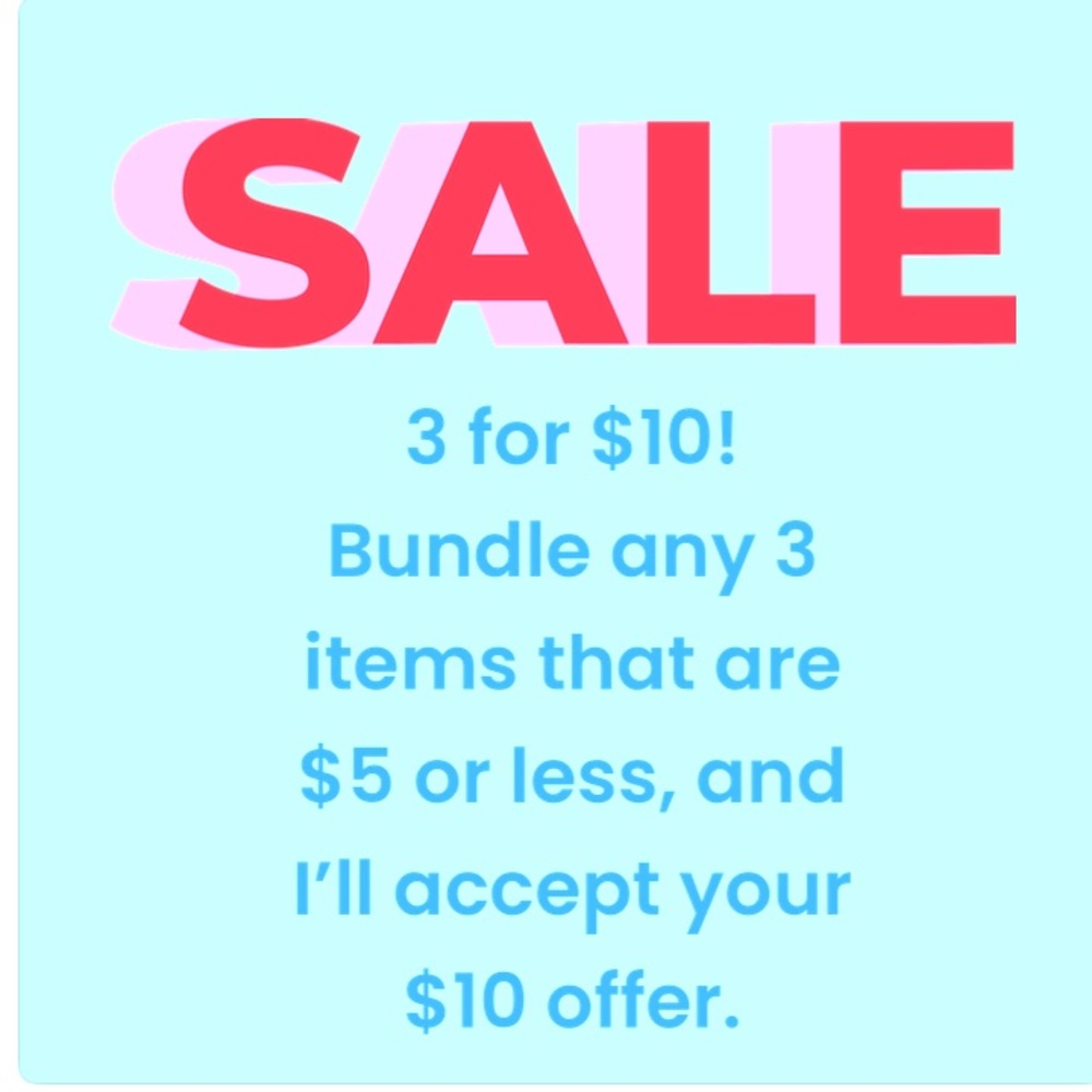 3/$10!